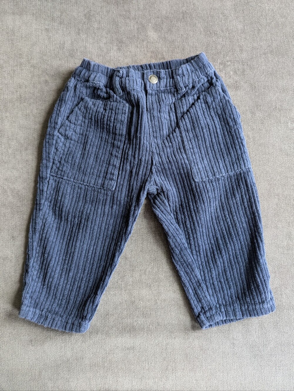 Zara Kids Navy Blue Corduroy Pants | 12-18 Months